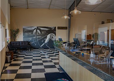Global Car Shop Lobby